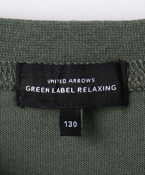 green label relaxing / グリーンレーベル リラクシング カットソー | ミニポケット ラインスリーブ Tシャツ 100cm-130cm | 詳細17