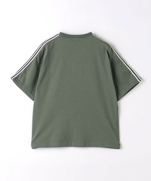 green label relaxing / グリーンレーベル リラクシング カットソー | ミニポケット ラインスリーブ Tシャツ 100cm-130cm | 詳細10