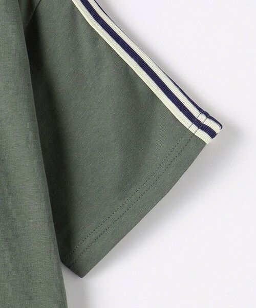 green label relaxing / グリーンレーベル リラクシング カットソー | ミニポケット ラインスリーブ Tシャツ 100cm-130cm | 詳細12