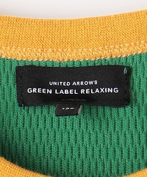 green label relaxing / グリーンレーベル リラクシング カットソー | ハニカム リンガーTシャツ 100cm-130cm | 詳細11
