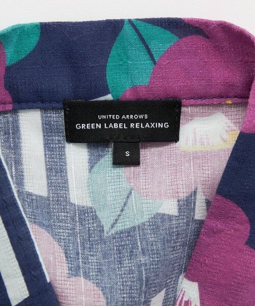 green label relaxing / グリーンレーベル リラクシング 着物・浴衣・小物類 | GLR 浴衣 ストライプ×ツバキ | 詳細23