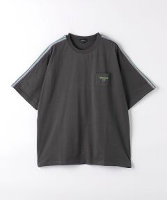 ミニポケット ラインスリーブ Tシャツ 140cm-160cm