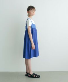 TJ 楊柳キャミワンピース+Tシャツ セット 140cm-160cm