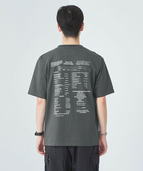 green label relaxing / グリーンレーベル リラクシング Tシャツ | 【別注】＜UNIVERSAL OVERALL×Manny's＞GLR MENU Tシャツ | 詳細10