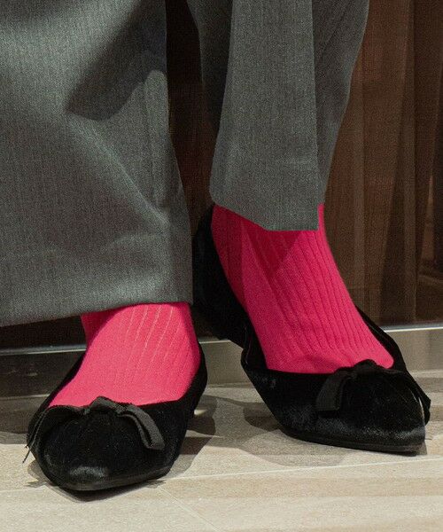 green label relaxing / グリーンレーベル リラクシング ソックス | ＜MAEE＞コンプレッションソックス（コットンリブ）/ 着圧ソックス / 靴下 | 詳細12