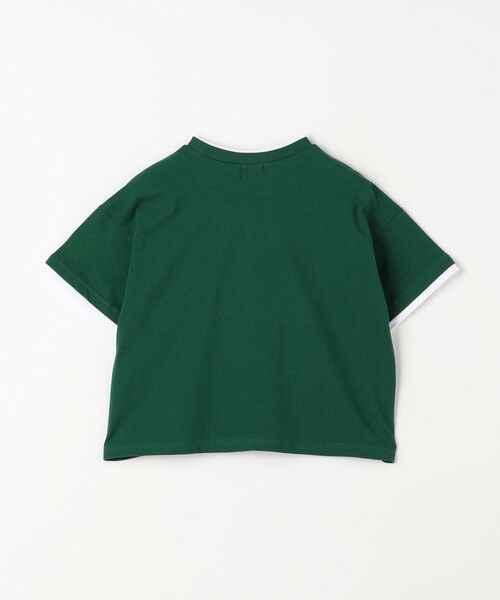 green label relaxing / グリーンレーベル リラクシング カットソー | TJ カノコ レイヤードライク Tシャツ / キッズ  100cm-130cm | 詳細1