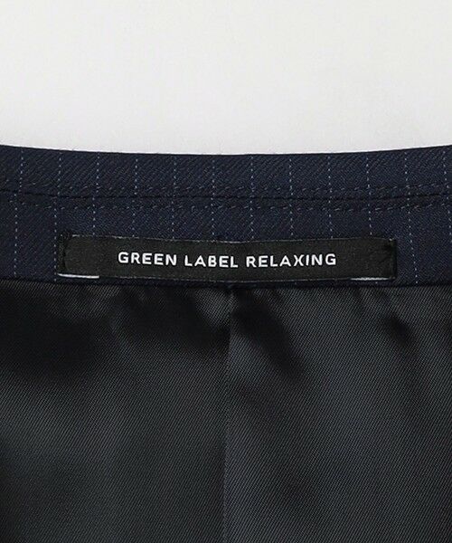 green label relaxing / グリーンレーベル リラクシング セットアップ | GLR CLOTH ピンストライプ 2B N/HC/BW スーツジャケット -ストレッチ・防シワ- | 詳細22