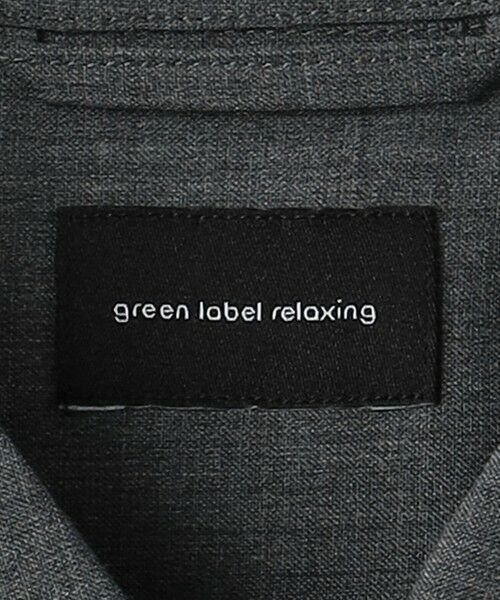 green label relaxing / グリーンレーベル リラクシング シャツ・ブラウス | ウォッシャブルトロ ハーフジップ プルオーバーシャツ -ウォッシャブル・ストレッチ・防シワ- | 詳細7