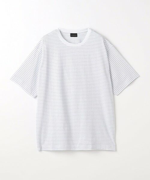 green label relaxing / グリーンレーベル リラクシング Tシャツ | スリーク ボーダー クルーネック Tシャツ | 詳細2