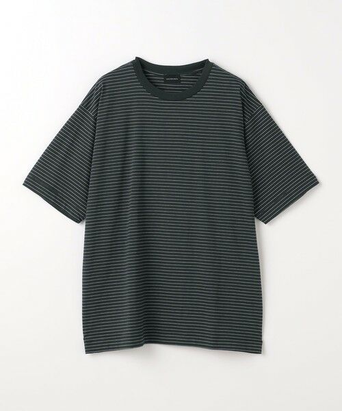 green label relaxing / グリーンレーベル リラクシング Tシャツ | スリーク ボーダー クルーネック Tシャツ | 詳細7