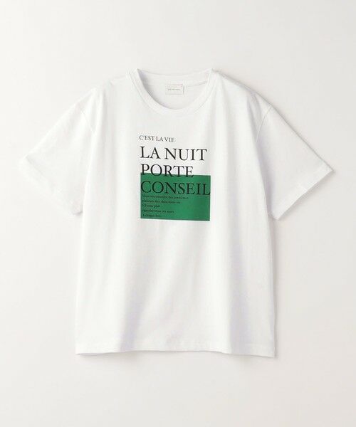 green label relaxing / グリーンレーベル リラクシング カットソー | BOX ロゴ プリント Tシャツ | 詳細15