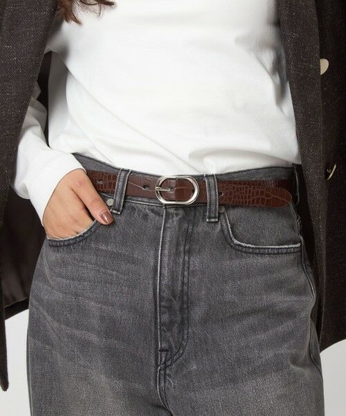 green label relaxing / グリーンレーベル リラクシング ベルト・サスペンダー | レクタングル バックル ベルト | 詳細14