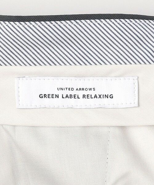 green label relaxing / グリーンレーベル リラクシング スラックス・ドレスパンツ | GLR CLOTH カラーサージ HX ノープリーツ スーツパンツ -防シワ- | 詳細14