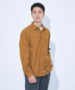 【WEB限定】JUST fit コーデュロイ 長袖 シャツ