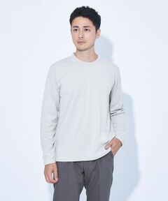 【WEB限定】JUST fit ジャケイン クルーネック ジャケT 長袖 Tシャツ -吸水速乾・抗菌-