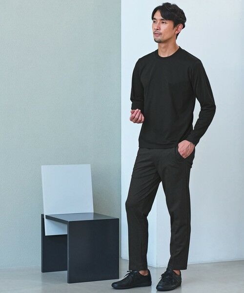 green label relaxing / グリーンレーベル リラクシング カットソー | 【WEB限定】JUST fit ジャケイン クルーネック 長袖 Tシャツ -吸水速乾・抗菌- | 詳細5