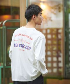 【別注】＜Manhattan Portage＞GLR NEW YORK CITY 長袖 Tシャツ