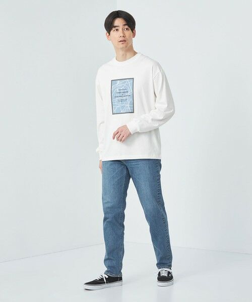 green label relaxing / グリーンレーベル リラクシング カットソー | ＜Phospho Graphica＞グラフィック ロングスリーブ Tシャツ | 詳細16