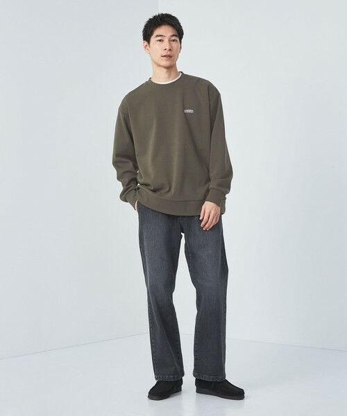 green label relaxing / グリーンレーベル リラクシング カットソー | 【別注】＜UNIVERSAL OVERALL＞GLR ロゴ クルーネック ロンT 長袖 Tシャツ | 詳細15