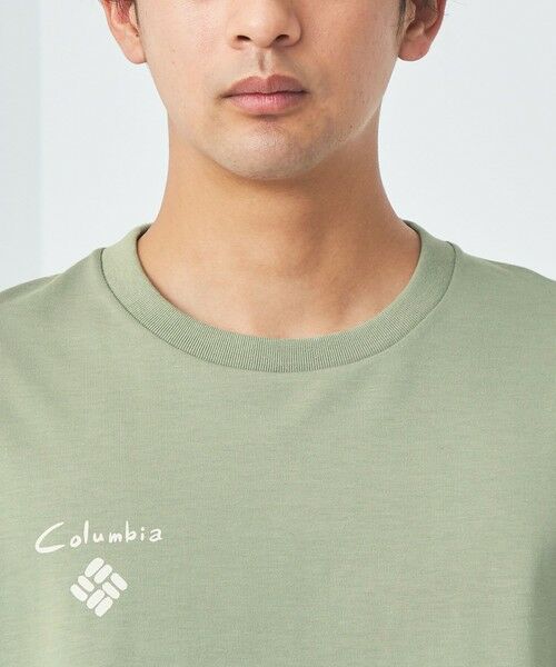 green label relaxing / グリーンレーベル リラクシング Tシャツ | 【別注】＜Columbia×Jonas Claesson＞GLR ハイク プリント 半袖 Tシャツ | 詳細11