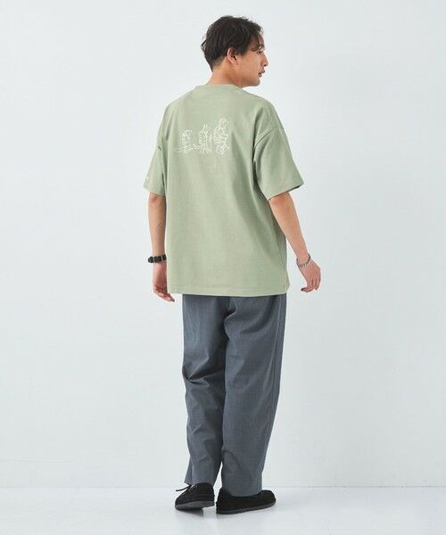 green label relaxing / グリーンレーベル リラクシング Tシャツ | 【別注】＜Columbia×Jonas Claesson＞GLR ハイク プリント 半袖 Tシャツ | 詳細7