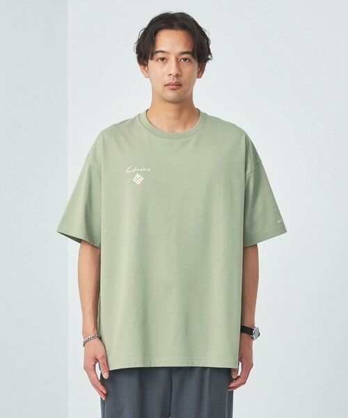 green label relaxing / グリーンレーベル リラクシング Tシャツ | 【別注】＜Columbia×Jonas Claesson＞GLR ハイク プリント 半袖 Tシャツ | 詳細8