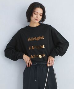 ＜OAFISH＞ホイル プリント ロングスリーブ Tシャツ カットソー