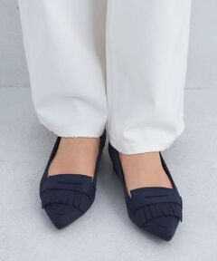 green label relaxing / グリーンレーベル リラクシング フラットシューズ | 【WEB限定】ポインテッド キルト フラットシューズ（1.5cmヒール) -撥水-