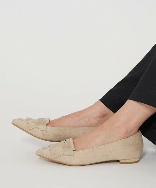 green label relaxing / グリーンレーベル リラクシング フラットシューズ | 【WEB限定】ポインテッド キルト フラットシューズ（1.5cmヒール) -撥水- | 詳細10