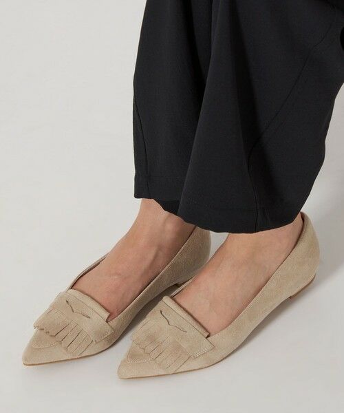 green label relaxing / グリーンレーベル リラクシング フラットシューズ | 【WEB限定】ポインテッド キルト フラットシューズ（1.5cmヒール) -撥水- | 詳細11