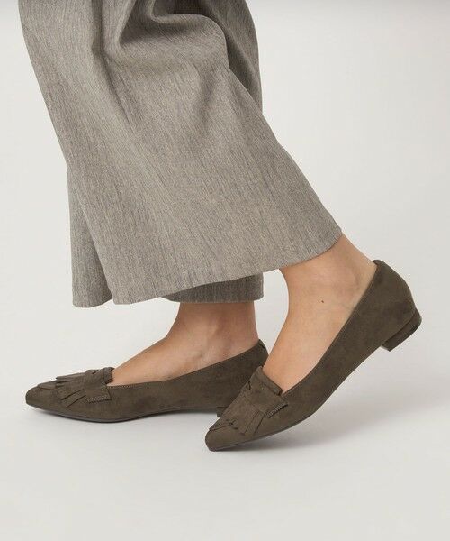 green label relaxing / グリーンレーベル リラクシング フラットシューズ | 【WEB限定】ポインテッド キルト フラットシューズ（1.5cmヒール) -撥水- | 詳細29