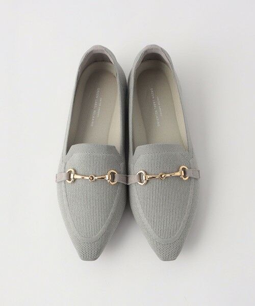 green label relaxing / グリーンレーベル リラクシング フラットシューズ | ウェルネス ニット ローファー -撥水・ウォッシャブル- | 詳細9