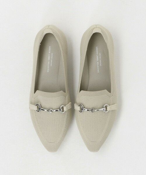 green label relaxing / グリーンレーベル リラクシング パンプス | ウェルネス ニット ローファー 撥水・ウォッシャブル（NATURAL）