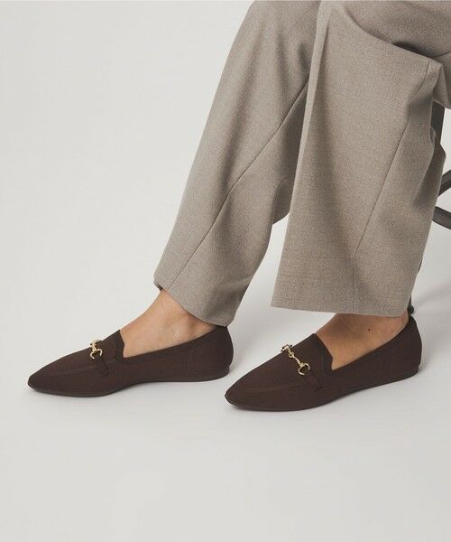 green label relaxing / グリーンレーベル リラクシング フラットシューズ | ウェルネス ニット ローファー -撥水・ウォッシャブル- | 詳細30