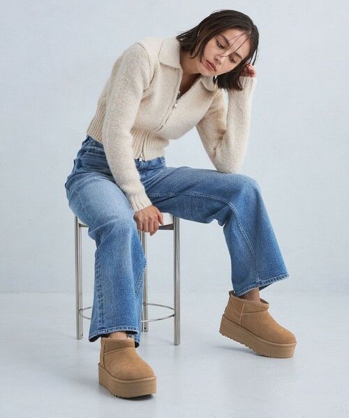 green label relaxing / グリーンレーベル リラクシング ブーツ（ショート丈） | ＜UGG＞クラシック ウルトラ ミニ プラットフォーム ブーツ | 詳細7