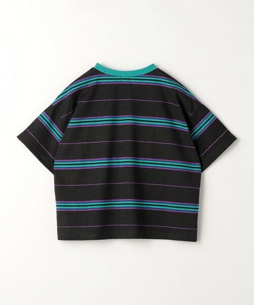 green label relaxing / グリーンレーベル リラクシング カットソー | TJ マルチボーダー ビッグ Tシャツ / キッズ  100cm-130cm | 詳細8