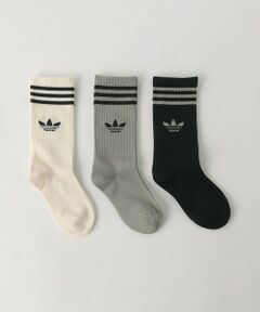 ＜adidas Originals＞クルーソックス3P / 靴下 / キッズ  17cm-18cm