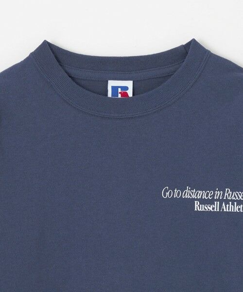 green label relaxing / グリーンレーベル リラクシング カットソー | 【別注】＜RUSSELL ATHLETIC＞CPH ロングスリーブTシャツ / キッズ 140cm-150cm | 詳細12