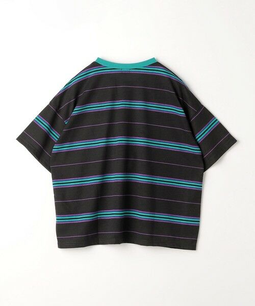 green label relaxing / グリーンレーベル リラクシング カットソー | TJ マルチボーダー ビッグ Tシャツ / キッズ  140cm-160cm | 詳細5