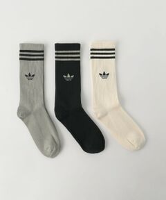 ＜adidas Originals＞クルーソックス 3P /靴下 / キッズ  19cm -24cm