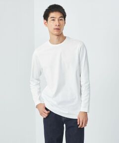 スパニッシュピマ ミックス クルーネック Tシャツ