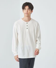 ハイツイスト カノコ ヘンリーネック Tシャツ