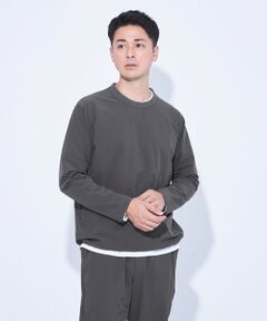 【WEB限定】JUST fit CITY TECH クルーネック プルオーバー