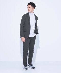 【WEB限定】JUST fit Wライク セットアップ  ジャケット＆パンツ -ストレッチ・防シワ-