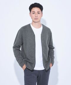 【WEB限定】JUST fit ポンチ スウェット カーディガン