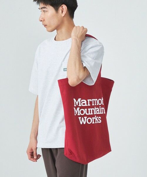 green label relaxing / グリーンレーベル リラクシング その他小物 | 【別注】＜Marmot＞GLR MMW キャンバス トートバッグ | 詳細5