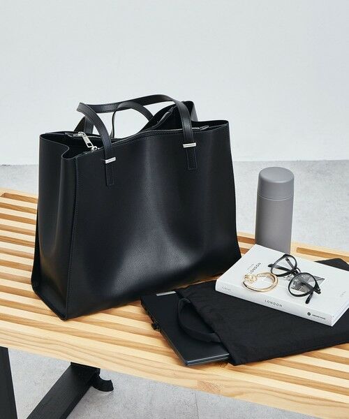 green label relaxing / グリーンレーベル リラクシング トートバッグ | 【WEB限定】ワンポイント シンプル トートバッグ（ソフトPCバッグ付） / A4 / 通勤 | 詳細3