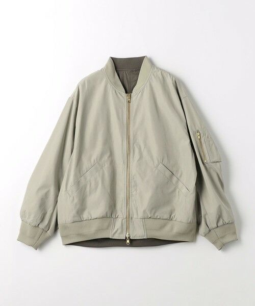 green label relaxing / グリーンレーベル リラクシング ブルゾン | ［size SHORTあり］リバーシブル MA-1 ブルゾン  -ウォッシャブル・撥水- | 詳細8