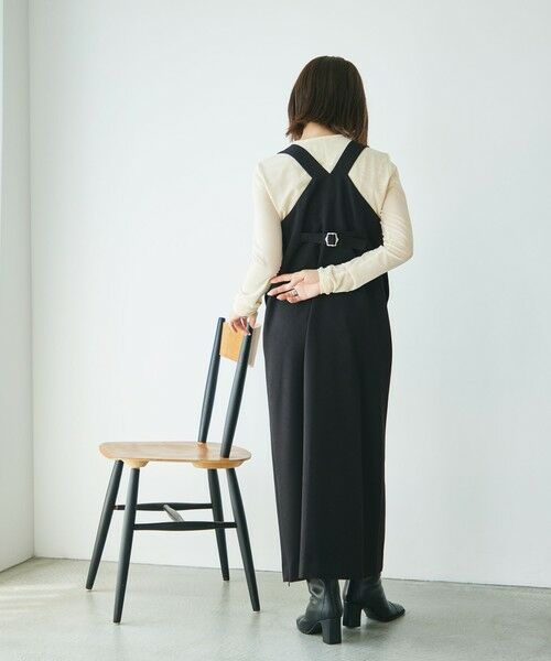 green label relaxing / グリーンレーベル リラクシング ロング・マキシ丈ワンピース | 【WEB限定/別注】［size SHORTあり］＜UNLIENS / AKIKO TANAKA＞ジャンパースカート | 詳細6