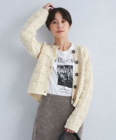 【別注】＜Nepal Hand Knit＞フラワー カーディガン